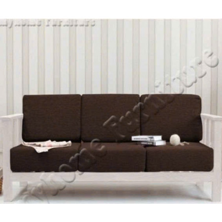 Slatted White : Ghế Sofa Băng Gỗ Sồi Kèm Nệm